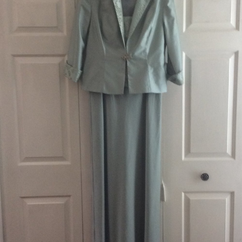 Light Green Dress and Jacket by Cache